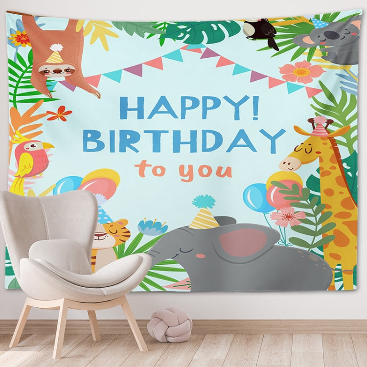 Happy Birthday Photo Backdrop Party Decoration Tapestry, Size: 230x180cm(GT56-3) - Cartoon by PMC TechLife | Online Shopping South Africa | PMC TechLife | Buy Now Pay Later Mobicred