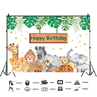 MDM07470 1.5m x 1m Animal Forest Cartoon Birthday Party Banquet Decoration Photo Background Cloth - Birthday Party by PMC Jewellery | Online Shopping South Africa | PMC Jewellery