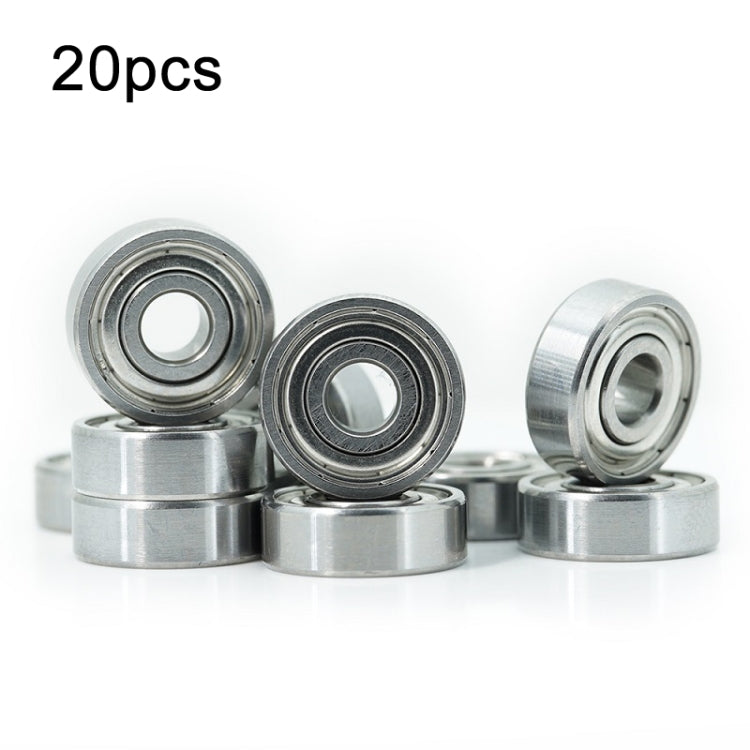 604zz 20pcs Miniature Bearings Silent Deep Groove Ball Bearings - Bearing by PMC Jewellery | Online Shopping South Africa | PMC Jewellery