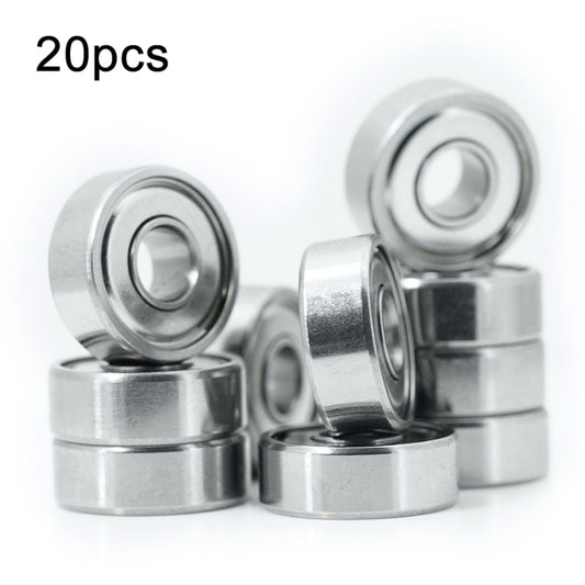 605zz 20pcs Miniature Bearings Silent Deep Groove Ball Bearings - Bearing by PMC Jewellery | Online Shopping South Africa | PMC Jewellery