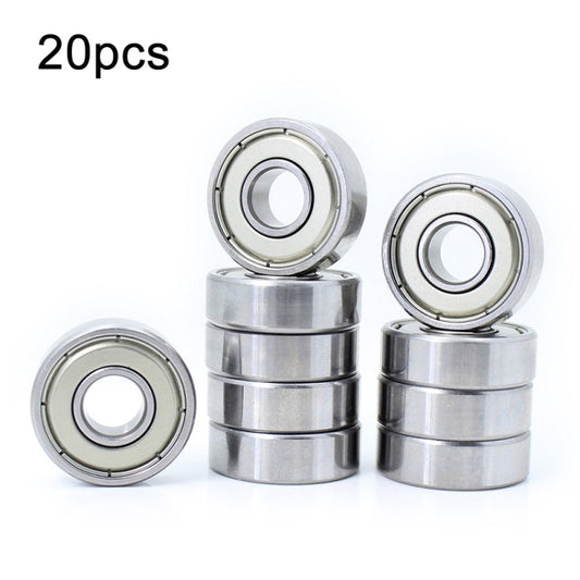 608zz 20pcs Miniature Bearings Silent Deep Groove Ball Bearings - Bearing by PMC Jewellery | Online Shopping South Africa | PMC Jewellery