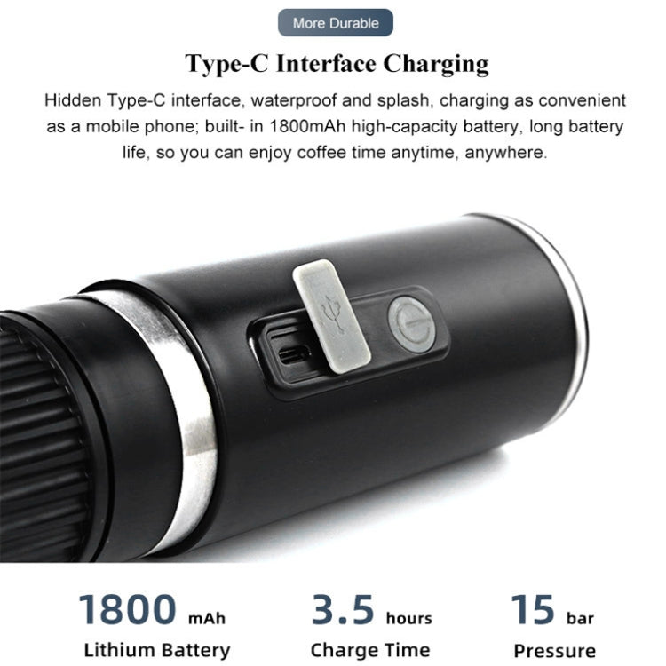 KFJ100 Portable Universal Automatic Espresso Capsule Coffee Maker(Black) - free shipping - PMC TechLife - Order now!