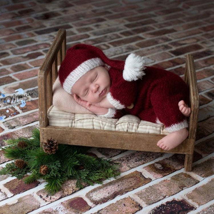 Newborn Photography Clothing Christmas Theme Modeling Mohair Hat + Jumpsuit Suit(Baby Boy) - Baby Photo Props by PMC TechLife | Online Shopping South Africa | PMC TechLife | Buy Now Pay Later Mobicred