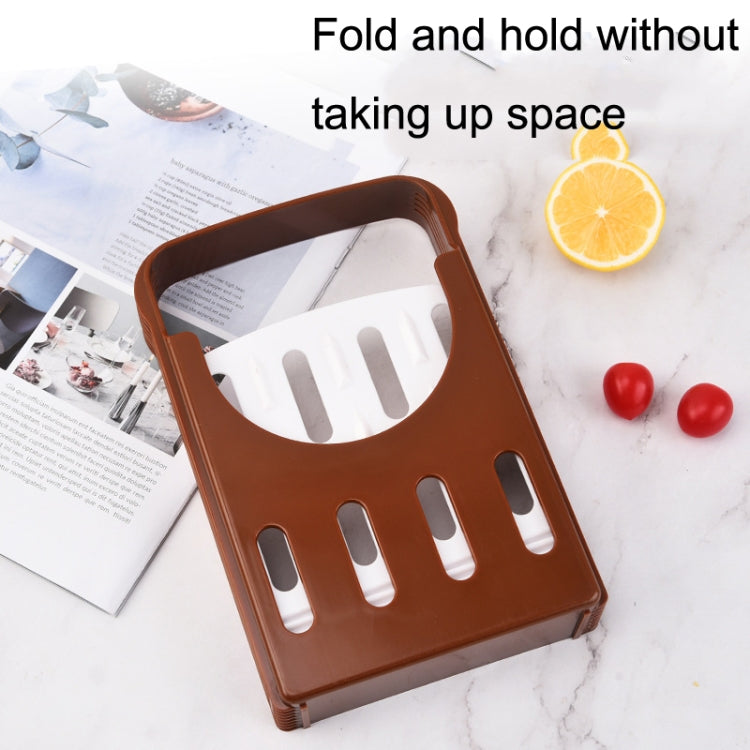 Home Baking Tool Bread Loaf Toast Kitchen Slicer Cutter(Brown) - Cutter & Peeler by PMC TechLife | Online Shopping South Africa | PMC TechLife | Buy Now Pay Later Mobicred