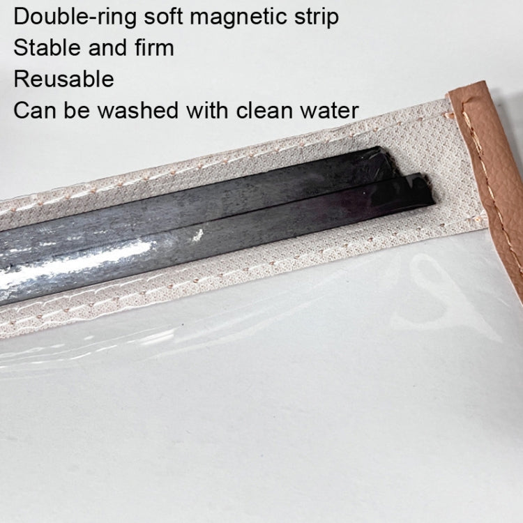 Electric Vehicle Charging Port Magnetic Transparent Rain Cover(Yellow) - Waterproof Covers by PMC TechLife | Online Shopping South Africa | PMC TechLife