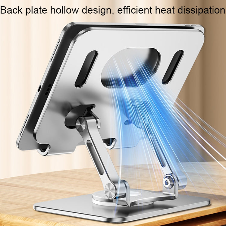 SP-026 360-degree Rotating Universal Desktop Tablet Folding Bracket(Silver) - Laptop Stand by PMC Jewellery | Online Shopping South Africa | PMC Jewellery | Buy Now Pay Later Mobicred