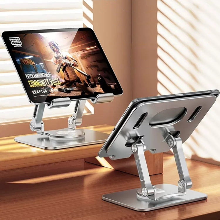 SP-026 360-degree Rotating Universal Desktop Tablet Folding Bracket(Silver) - Laptop Stand by PMC Jewellery | Online Shopping South Africa | PMC Jewellery | Buy Now Pay Later Mobicred