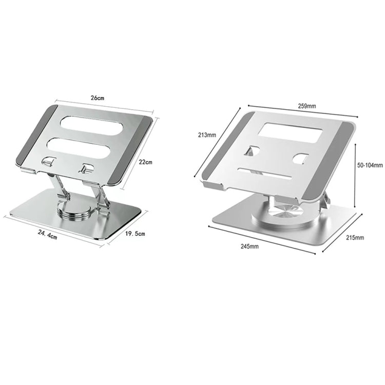 Multifunctional Desktop Foldable Rotating Laptop Cooling Bracket, Spec: SP-086 (Gray) - Laptop Stand by PMC Jewellery | Online Shopping South Africa | PMC Jewellery | Buy Now Pay Later Mobicred