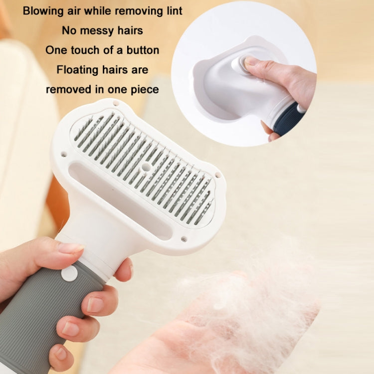 3 in 1 600W Pet Electric High Wind Hair Removal Blowing Combs, Specification: EU Plug 220V(Pink) - Brushes & Combs by PMC TechLife | Online Shopping South Africa | PMC TechLife | Buy Now Pay Later Mobicred