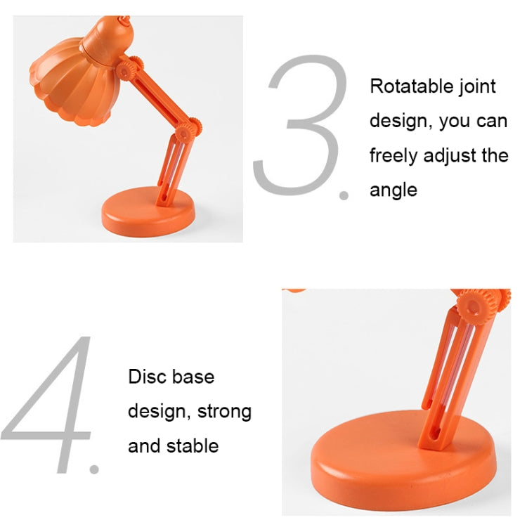 Flower Shape LED Mini Magnetic Table Lamp Foldable Bedside Night Light(09B Black) - Bedside Light by PMc TechLife | Online Shopping South Africa | PMc TechLife | Buy Now Pay Later Mobicred