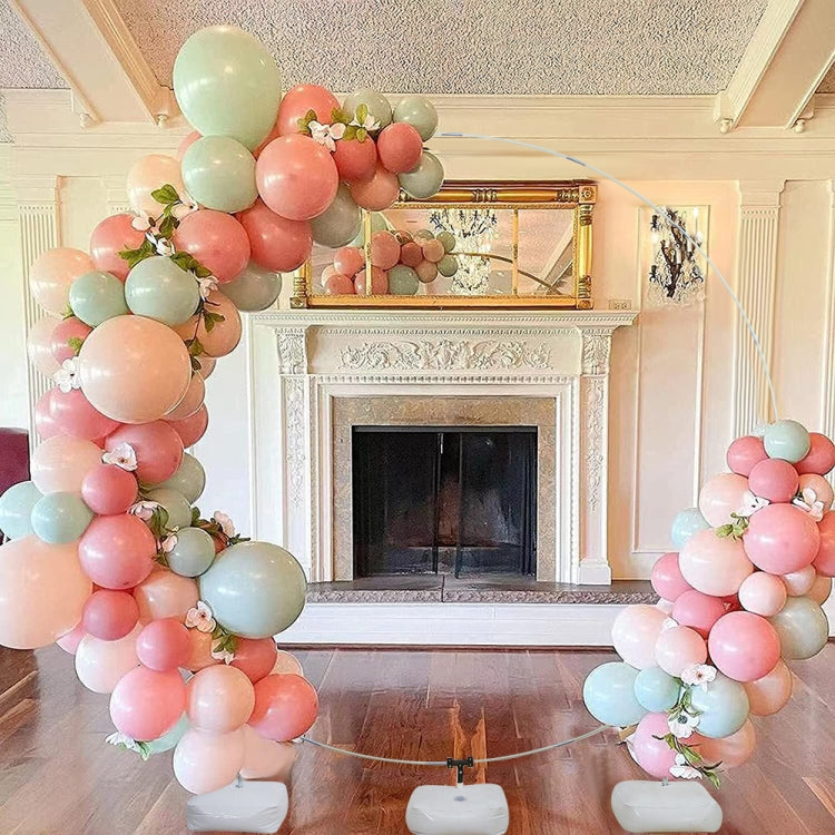 Round Balloon Arch Kit  Adjustable Arch Frame with Base Party Column Stand Set, Size: 2.5m - Balloons by PMC Jewellery | Online Shopping South Africa | PMC Jewellery