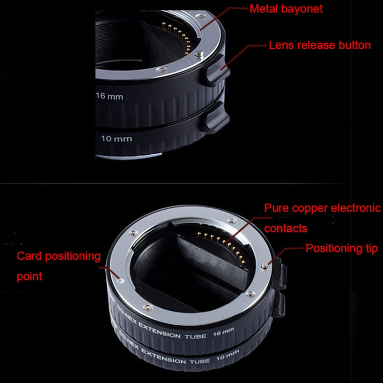 For Sony VILTROX DG-NEX Camera Automatic Close-Up Ring Macro Ring Set - free shipping - PMC TechLife - Order now!