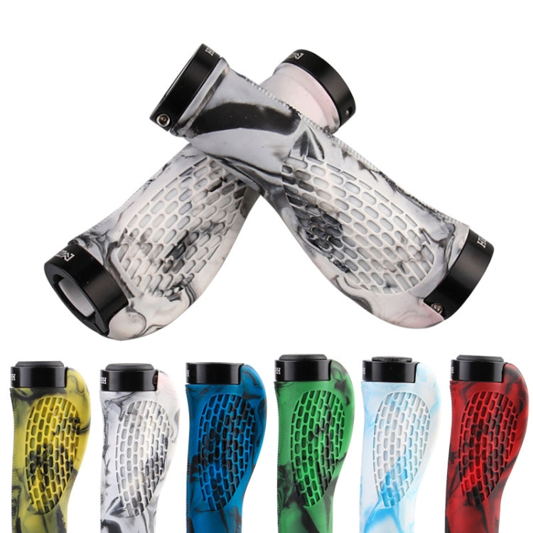 MZYRH 1pair Mountain Bike Bicycle Handlebar Grips Protective Covers(Black Blue) - Bicycle Grips by MZYRH | Online Shopping South Africa | PMC TechLife