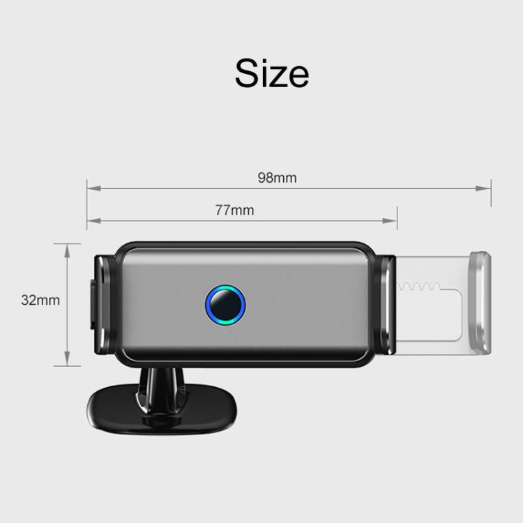 Car Air Outlet Smart Navigation Electric Mobile Phone Holder, Color: 660 Gray - Car Holders by PMC TechLife | Online Shopping South Africa | PMC TechLife | Buy Now Pay Later Mobicred