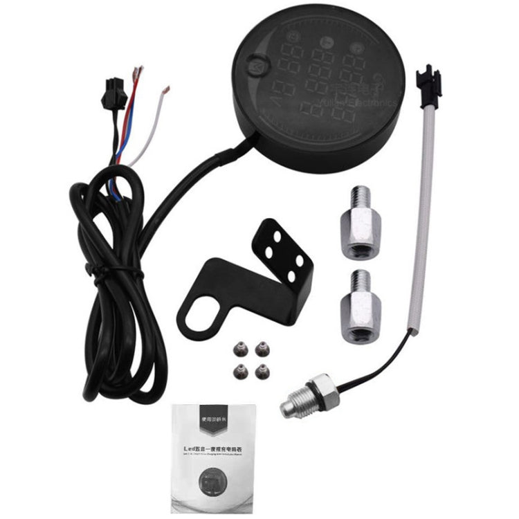 Morfayer YL-M05 4 In 1 Water Temperature Model 9-24V LED Night Vision Motorcycle Modification Instrument - Electrical Instruments by PMC Jewellery | Online Shopping South Africa | PMC Jewellery | Buy Now Pay Later Mobicred