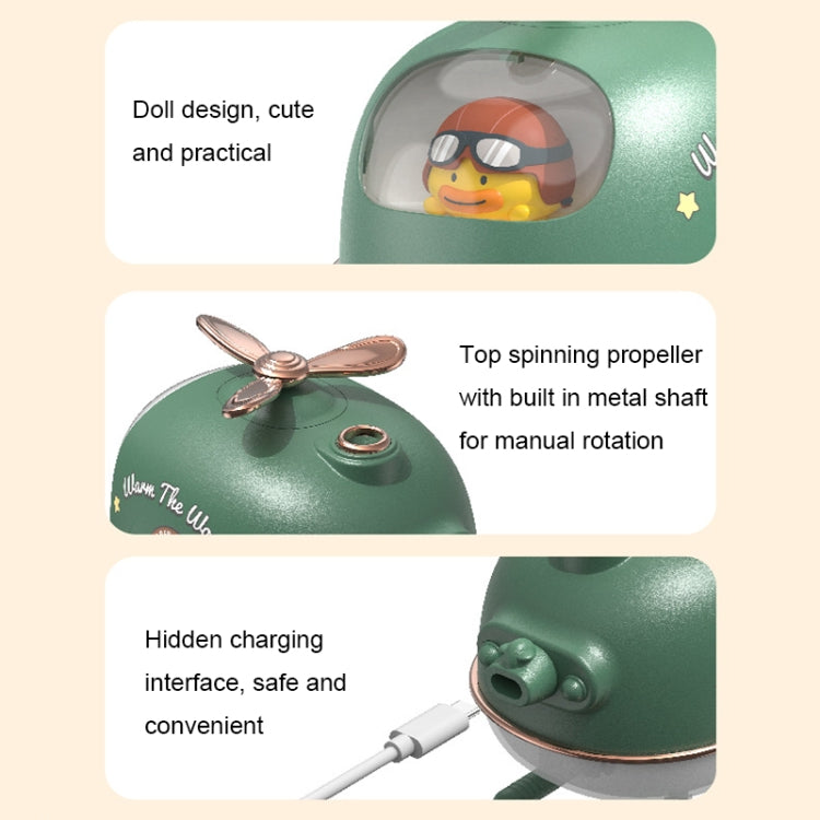 ICARER FAMILY IFJSQ07 Cartoon Nano Spray Atmosphere Night Light Humidifier, Spec: Plug-in (Green) - free shipping - PMC TechLife - Order now!