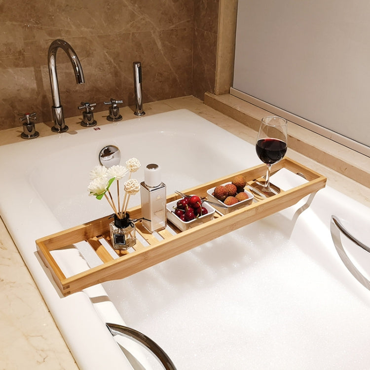 Bamboo Non-slip Bathtub Shelf Multifunctional Soaking Shelf, Color: Bamboo Color - Shelves by PMC TechLife | Online Shopping South Africa | PMC TechLife