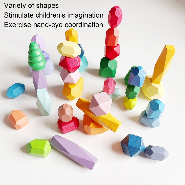 10 Grains Beech Original Color Children Early Teachings Stack Stone Building Blocks Wood Stack Stone Toys - Building Blocks by PMC Jewellery | Online Shopping South Africa | PMC Jewellery | Buy Now Pay Later Mobicred