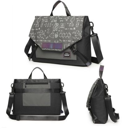 LUCKYBAT Laptop Bag Airbag Anti-drop Crossbody Handbag, Size: L 16 Inch(Pure Black) - 15.6 - 17 inch by PMC Jewellery | Online Shopping South Africa | PMC Jewellery | Buy Now Pay Later Mobicred