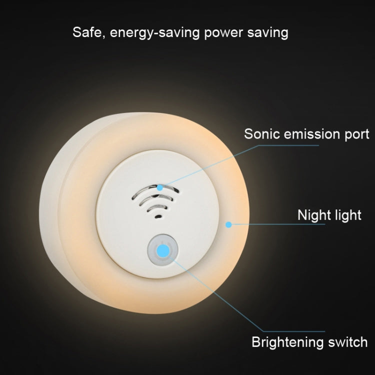 QW-04 Indoor Mute Ultrasonic Electronic Mole Device Night Light Mosquito Repeller(US Plug) - Repellents by PMC Jewellery | Online Shopping South Africa | PMC Jewellery | Buy Now Pay Later Mobicred