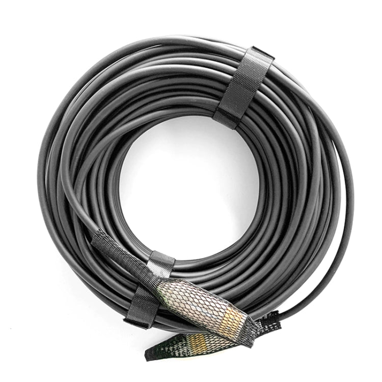 2.0 Version HDMI Fiber Optical Line 4K Ultra High Clear Line Monitor Connecting Cable, Length: 70m With Shaft(White) - Cable by PMC Jewellery | Online Shopping South Africa | PMC Jewellery | Buy Now Pay Later Mobicred