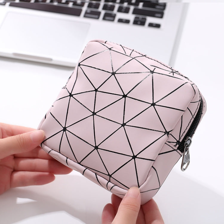 XH8214 Portable Sanitary Napkin Storage Bag Large Capacity Waterproof Coin Bag(Cherry Pink) - Storage Bags by PMC TechLife | Online Shopping South Africa | PMC TechLife