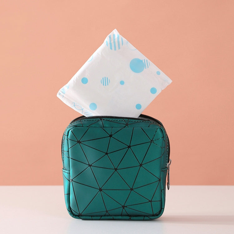 XH8214 Portable Sanitary Napkin Storage Bag Large Capacity Waterproof Coin Bag(Plant Green) - free shipping - PMC TechLife - Order now!