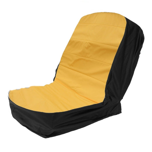 Dustproof Seat Cover For Grass Cutter / Agricultural Vehicle / Forklift / Tractor, Size: 15 Inch (Yellow Black) - Seat Accessories by PMC Jewellery | Online Shopping South Africa | PMC Jewellery | Buy Now Pay Later Mobicred