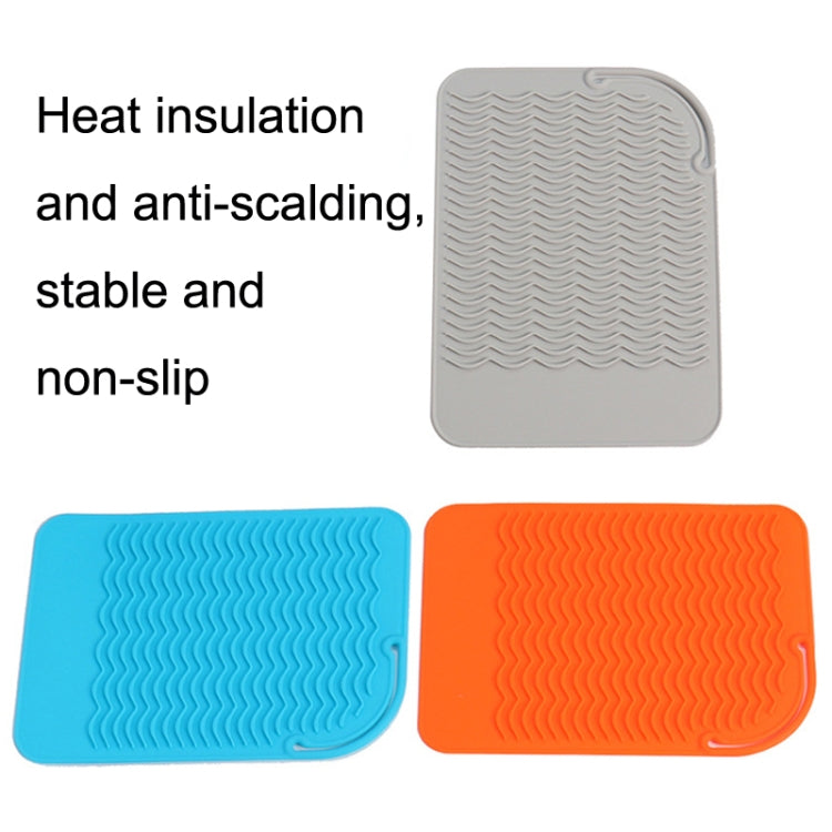 Curl Rod Insulation Sleeve Straight Hair Silicone Heat Insulation Pad(Blue) - free shipping - PMC TechLife - Order now!