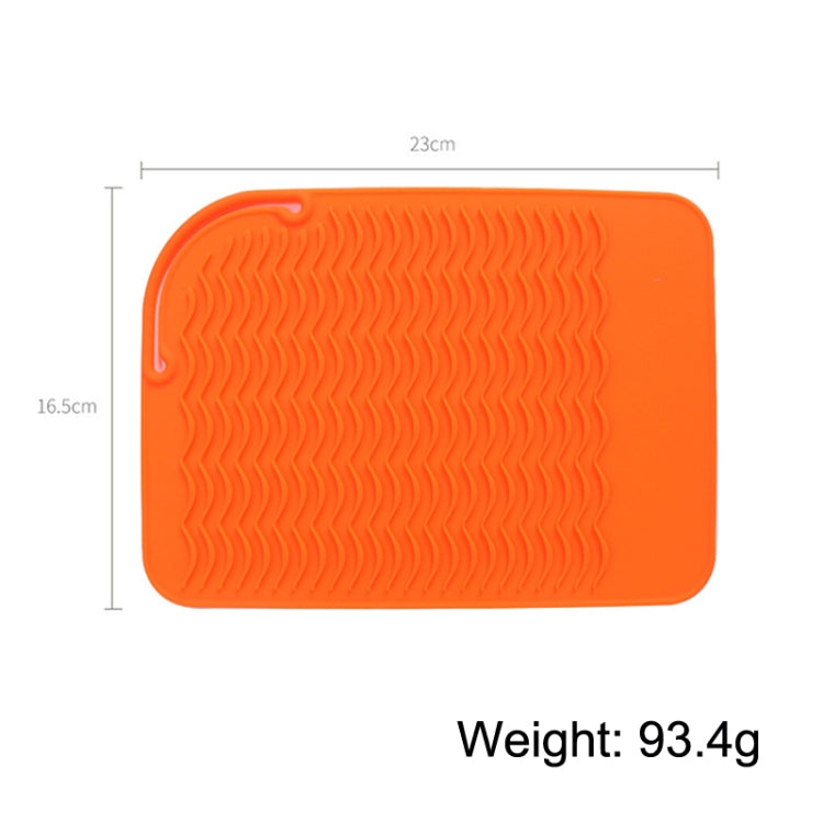 Curl Rod Insulation Sleeve Straight Hair Silicone Heat Insulation Pad(Orange) - free shipping - PMC TechLife - Order now!