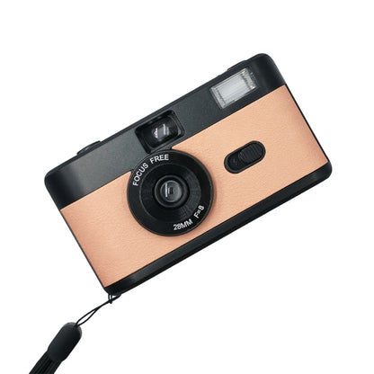 R2-FILM Retro Manual Reusable Film Camera for Children without Film(Black+Orange Pink) - Children Cameras by PMC Jewellery | Online Shopping South Africa | PMC Jewellery | Buy Now Pay Later Mobicred