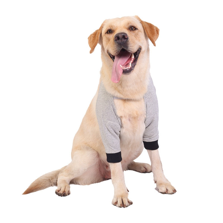 Pet Knee Pads Breathable Dog Elbow Brace Front Leg Brace, Size: XXL(Gray Black) - Protective & Protection by PMC TechLife | Online Shopping South Africa | PMC TechLife | Buy Now Pay Later Mobicred