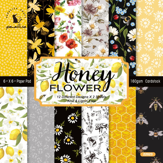 2sets  24 Sheets Bee Honey Scrapbooking Background Paper Art Handmade Crafts - Handbook Decorative Stickers by PMC Jewellery | Online Shopping South Africa | PMC Jewellery