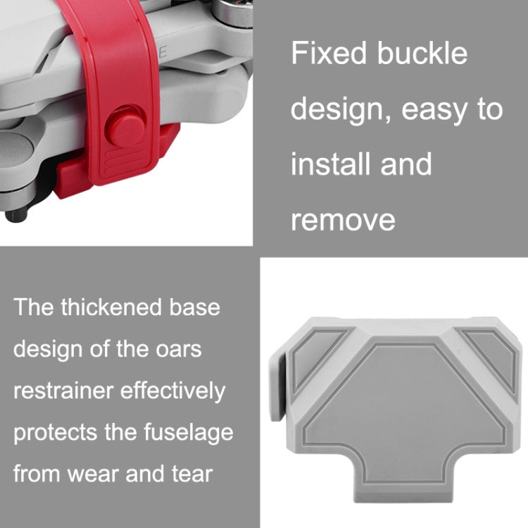 BRDRC DJI-8936 For DJI Mavic Mini / Mini 2 / Mini SE Beam Paddle Device Propeller Blade Retainer(Grey) - Other by BRDRC | Online Shopping South Africa | PMC TechLife | Buy Now Pay Later Mobicred