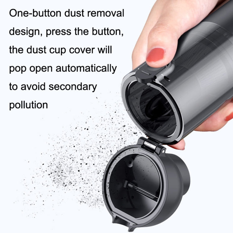 P03 16000Pa Strong Suction High Power Portable Handheld Wireless Car Vacuum Cleaner(Green Gray) - Vacuum Cleaner by PMC TechLife | Online Shopping South Africa | PMC TechLife | Buy Now Pay Later Mobicred