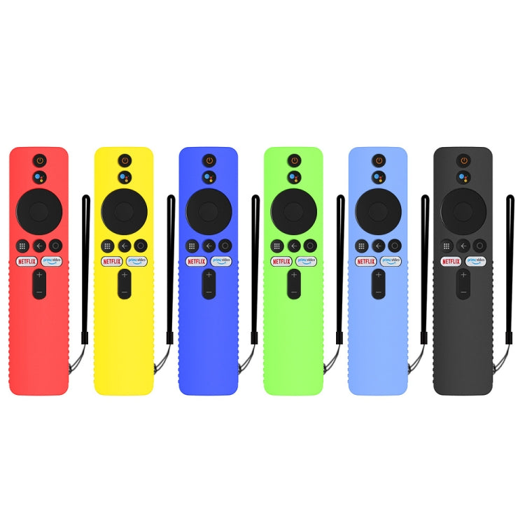 For Xiaomi 4K TV Stick Y48 Remote Control Anti-Drop Silicone Protective Cover(Black) - Remote Control Covers by PMC TechLife | Online Shopping South Africa | PMC TechLife