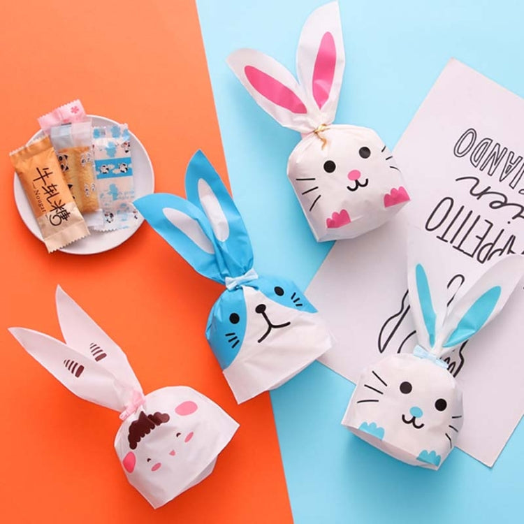 1bag Cartoon Rabbit Ears Gift Packaging Bags Candy Baking Snowflake Cookies Bags, Size: 13x23cm(Pink Black Mouth) - Gift Bags & Wrapping Supplies by PMC TechLife | Online Shopping South Africa | PMC TechLife