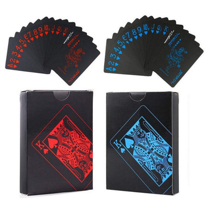 2pairs 54pcs Waterproof Plastic Poker Table Games Cards PVC Magic Playing Cards(Blue) - Gambling by PMC Jewellery | Online Shopping South Africa | PMC Jewellery