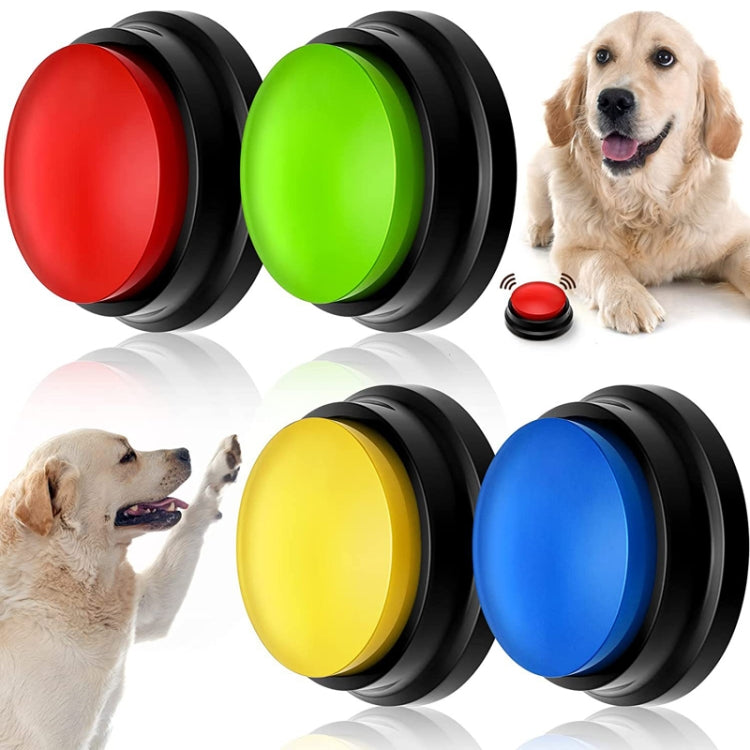 Pet Communication Button Dog Vocal Box Recording Vocalizer, Style: Recording Model(Yellow) - Training Aids by PMC TechLife | Online Shopping South Africa | PMC TechLife | Buy Now Pay Later Mobicred