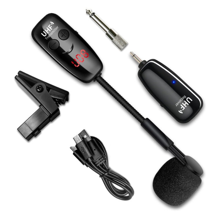 Saxophone Outdoor Performance Wireless Microphone Pickup(Black) - Wind Instruments by PMC TechLife | Online Shopping South Africa | PMC TechLife