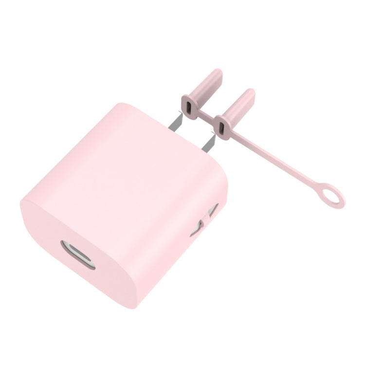 For Huawei Honor 40W AC01 Charger Silicone Protective Cover(Pink) - Cable Organizer by PMC Jewellery | Online Shopping South Africa | PMC Jewellery | Buy Now Pay Later Mobicred