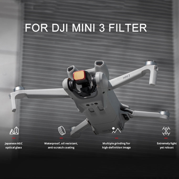 For DJI Mini 3 PGYTECH Filter Aluminum Alloy Drone Filter,Spec: CPL+NDPL 16/64/128/256 - Mavic Lens Filter by PGYTECH | Online Shopping South Africa | PMC Jewellery | Buy Now Pay Later Mobicred
