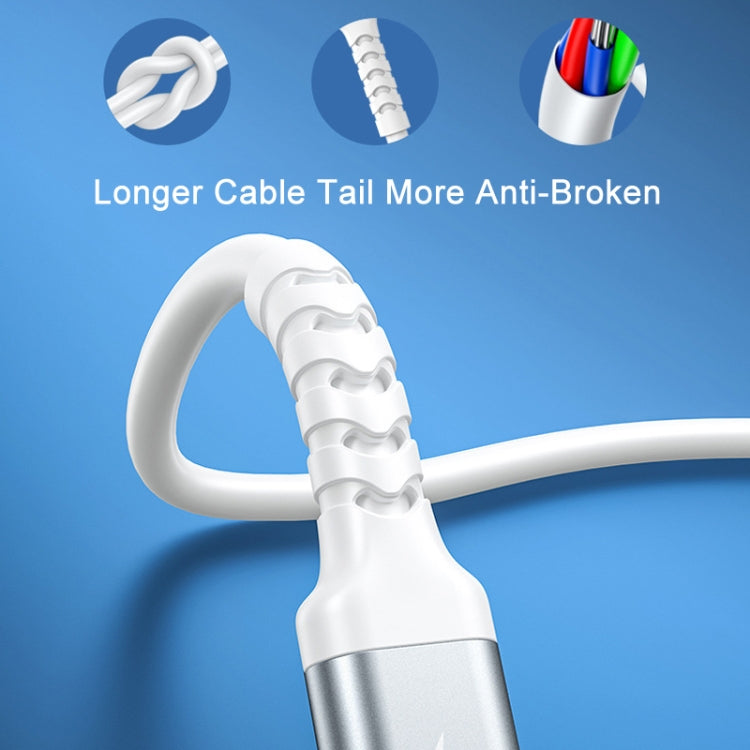 REMAX RC-C008 USB To 8 Pin 2.4A TPE Soft Anti-breakage Data Cable,Length 1m(Black) - free shipping - PMC Jewellery - Order now!
