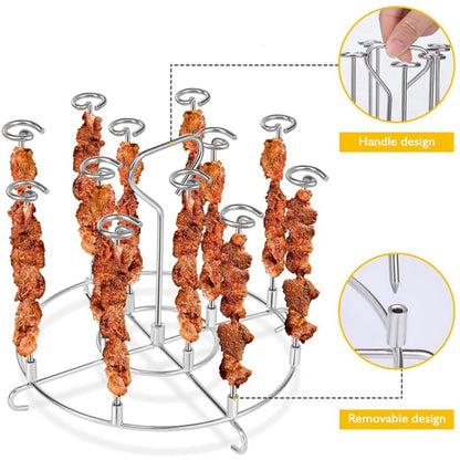 6QT Skewer Stand Grill Dehydrator Rack Air Fryer Accessories - Kitchen Machine Accessories & Parts by PMC Jewellery | Online Shopping South Africa | PMC Jewellery