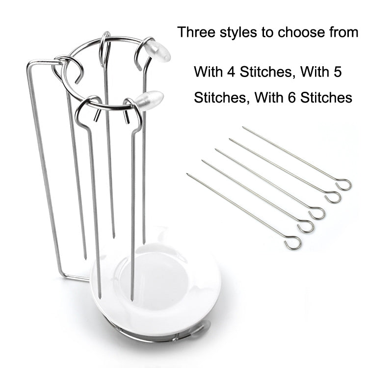 Stainless Steel Kebab Barbecue Hanging Rack Thick Skewers String Incense Stand With 4 Stitches - Cookwares & Tablewares by PMC TechLife | Online Shopping South Africa | PMC TechLife