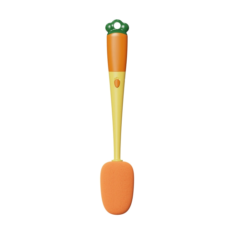 Long Handle Household Multifunctional Cup Washing Brush Carrot Shape 3 In 1 Cleaning Brush(Yellow) - Cleaning Tools by PMc TechLife | Online Shopping South Africa | PMc TechLife | Buy Now Pay Later Mobicred