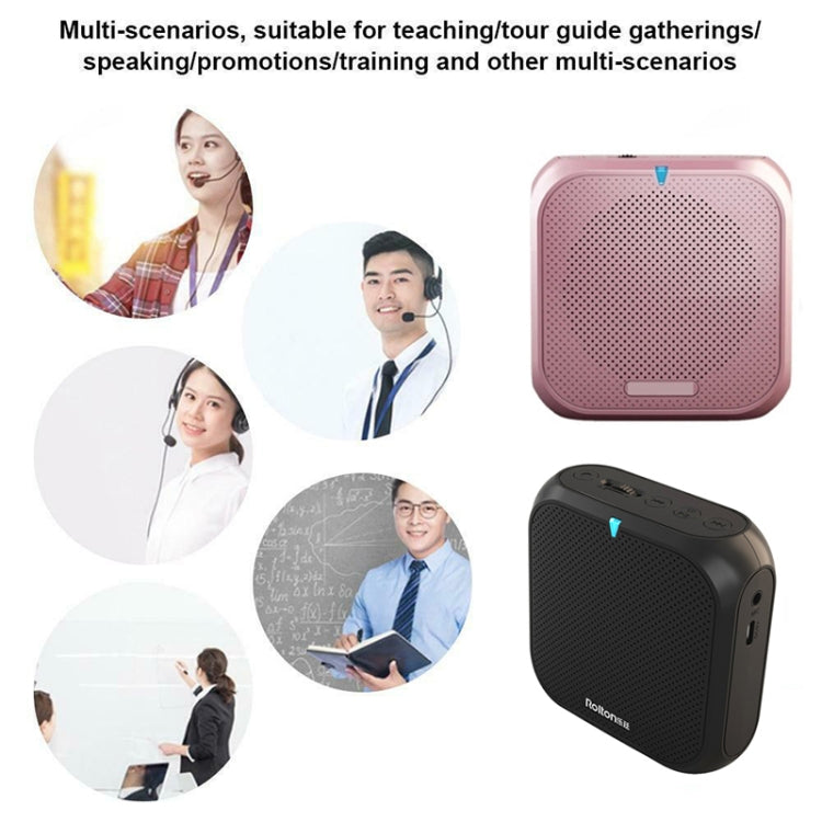 Rolton K400 Mini Audio Speaker Megaphone Voice Amplifier  Support FM Radio TF MP3(White) - Microphone by Rolton | Online Shopping South Africa | PMC TechLife | Buy Now Pay Later Mobicred