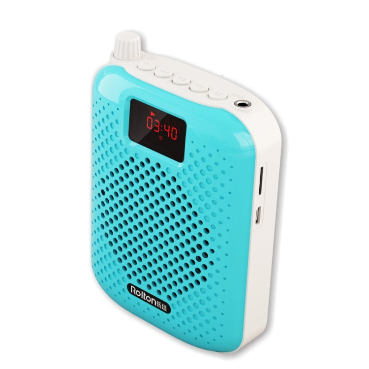Rolton K500 Bluetooth Audio Speaker Megaphone Voice Amplifier Support FM TF Recording(Blue) - Microphone by Rolton | Online Shopping South Africa | PMC TechLife | Buy Now Pay Later Mobicred