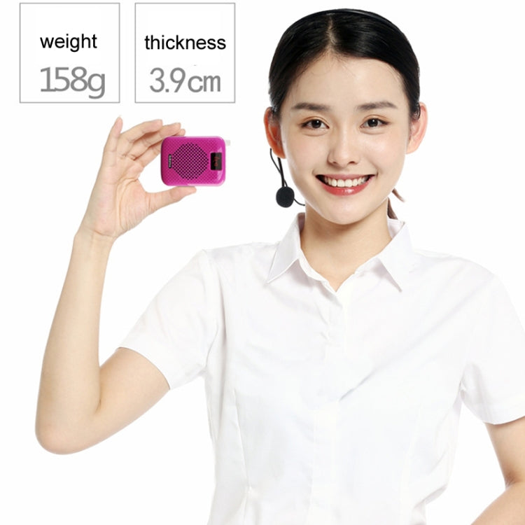 Rolton K500 Bluetooth Audio Speaker Megaphone Voice Amplifier Support FM TF Recording(Blue) - Microphone by Rolton | Online Shopping South Africa | PMC TechLife | Buy Now Pay Later Mobicred