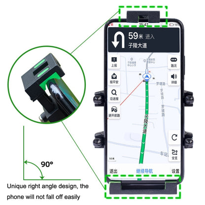 A02 Motorcycle Mobile Phone Navigation Bracket Car Riding Anti-shock Aluminum Alloy Rack(M10 Ball Header Installation Model) - Holder by PMC Jewellery | Online Shopping South Africa | PMC Jewellery | Buy Now Pay Later Mobicred